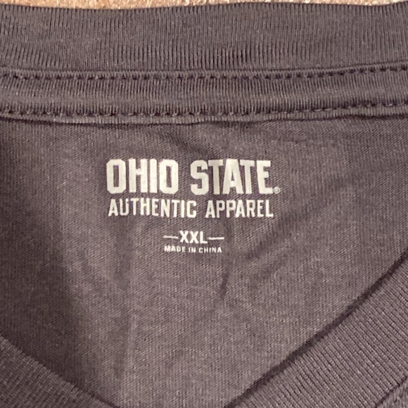 The Ohio State Buckeyes authentic apparel Sz XXL Gray T-shirt NWT - Picture 3 of 8